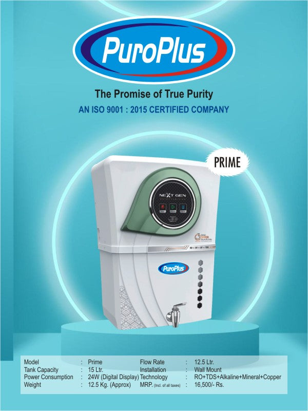 PuroPlus Oscar RO Water Purifier